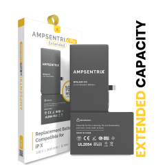 Replacement Battery Compatible For iPhone X (AmpSentrix Pro Extended)
