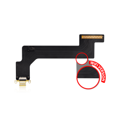 Charging Port Flex Cable Compatible For iPad 10 (2022) (WiFi Version) (Aftermarket Plus) (Yellow)