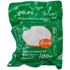 RL-045A Screen Cleaning Dust-free Cloth (100 Pack) (Relife)