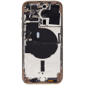 Back Housing W/ Small Pre-Installed Compatible For iPhone 14 Pro (U.S Version) (No Logo) (Aftermarket Plus) (Gold)
