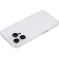 Back Housing W/ Small Pre-Installed Compatible For iPhone 14 Pro (U.S Version) (No Logo) (Aftermarket Plus) (Silver)