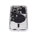 Back Housing W/ Small Pre-Installed Compatible For iPhone 14 Pro (International Version) (No Logo) (Aftermarket Plus) (Silver)
