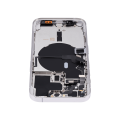 Back Housing W/ Small Pre-Installed Compatible For iPhone 14 Pro (International Version) (No Logo) (Aftermarket Plus) (Silver)