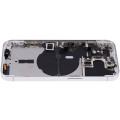 Back Housing W/ Small Pre-Installed Compatible For iPhone 14 Pro (International Version) (No Logo) (Aftermarket Plus) (Silver)