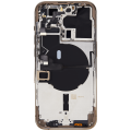 Back Housing W/ Small Pre-Installed Compatible For iPhone 14 Pro (International Version) (No Logo) (Aftermarket Plus) (Gold)