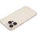 Back Housing W/ Small Pre-Installed Compatible For iPhone 14 Pro (International Version) (No Logo) (Aftermarket Plus) (Gold)