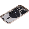 Back Housing W/ Small Pre-Installed Compatible For iPhone 14 Pro (International Version) (No Logo) (Aftermarket Plus) (Gold)