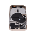 Back Housing W/ Small Pre-Installed Compatible For iPhone 14 Pro (International Version) (No Logo) (Aftermarket Plus) (Gold)